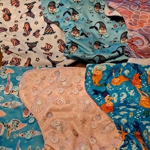 Mama Koala One Size Pocket Cloth Diapers Set of Six